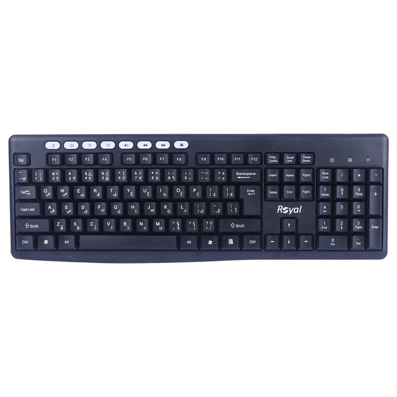کیبورد و موس بی سیم رویال RKM-870
