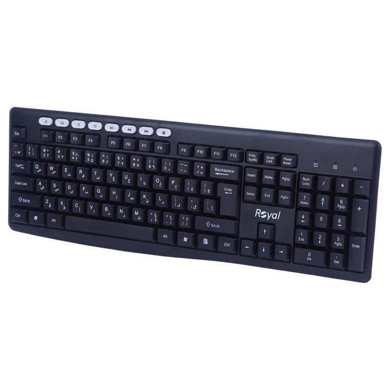 کیبورد و موس بی سیم رویال RKM-870