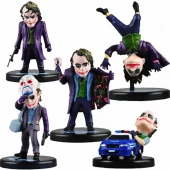 اکشن فیگور طرح Joker Dark Knight کد D14 بسته 5 عددی