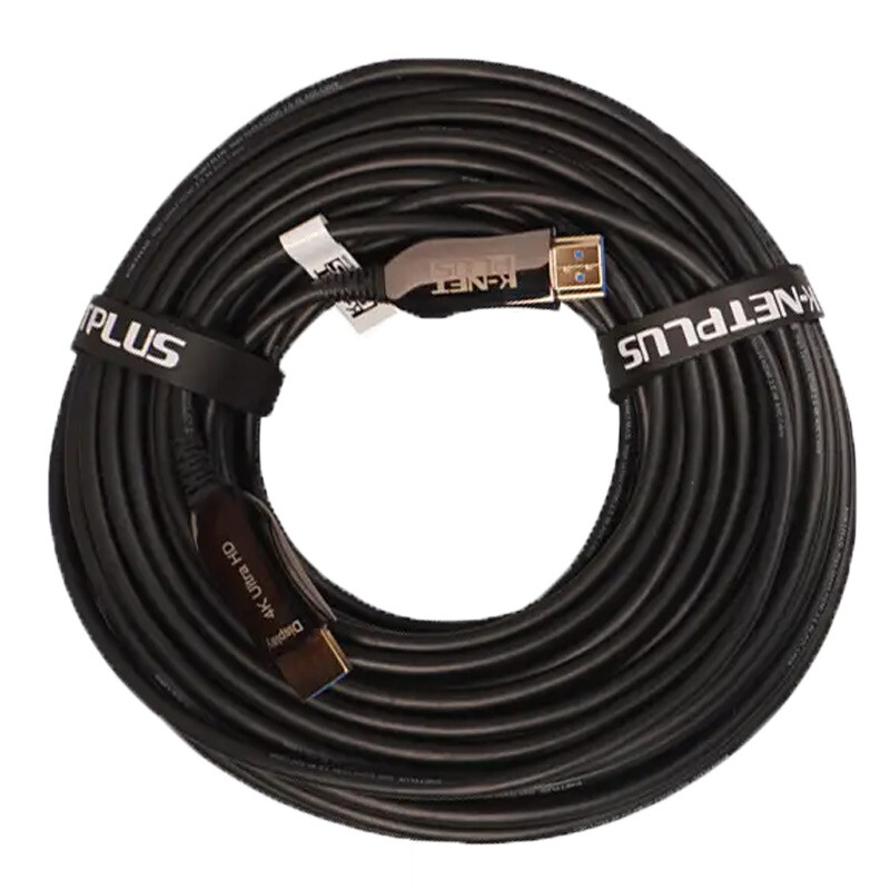 کابل HDMI 4K فیبر نوری کی نت پلاس KP-A145 طول 30 متر