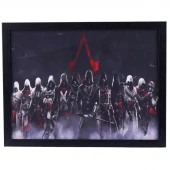 تابلو شاسی طرح Assassins Creed Unity سایز 33*43 سانتی متر