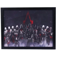 تابلو شاسی طرح Assassins Creed Unity سایز 33*43 سانتی متر
