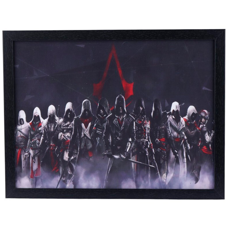 تابلو شاسی طرح Assassins Creed Unity سایز 33*43 سانتی متر