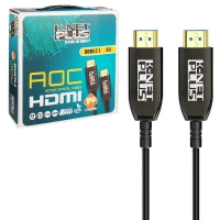 کابل HDMI 8K فیبر نوری کی نت پلاس KP-A160 طول 25 متر