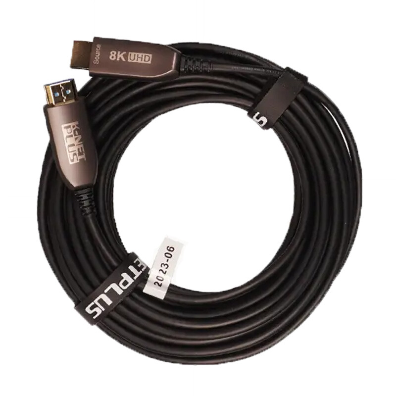 کابل HDMI 8K فیبر نوری کی نت پلاس KP-A162 طول 40 متر