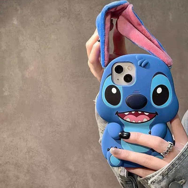 قاب استیچ گوش دار مخملی