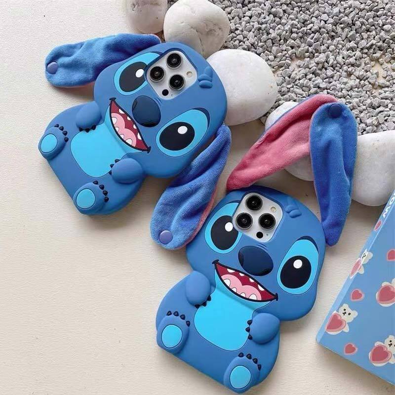 قاب استیچ گوش دار مخملی