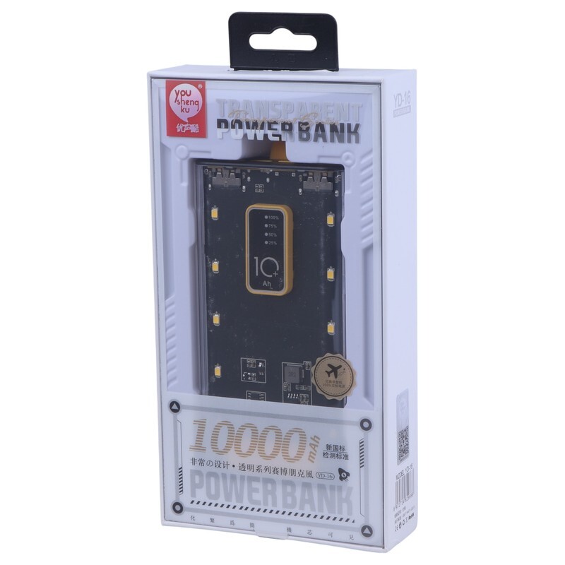 پاوربانک You Shenq Ku YD-16 10.5W ظرفیت 10000 میلی آمپر ساعت