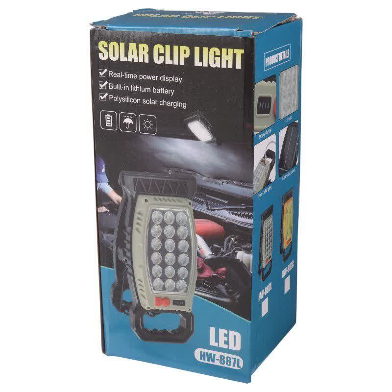 چراغ قوه شارژی خورشیدی HW-887L