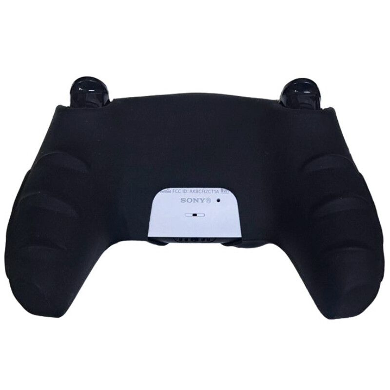 روکش دسته بازی PS5 استوپ دار زمینه مشکی سبز قرمز