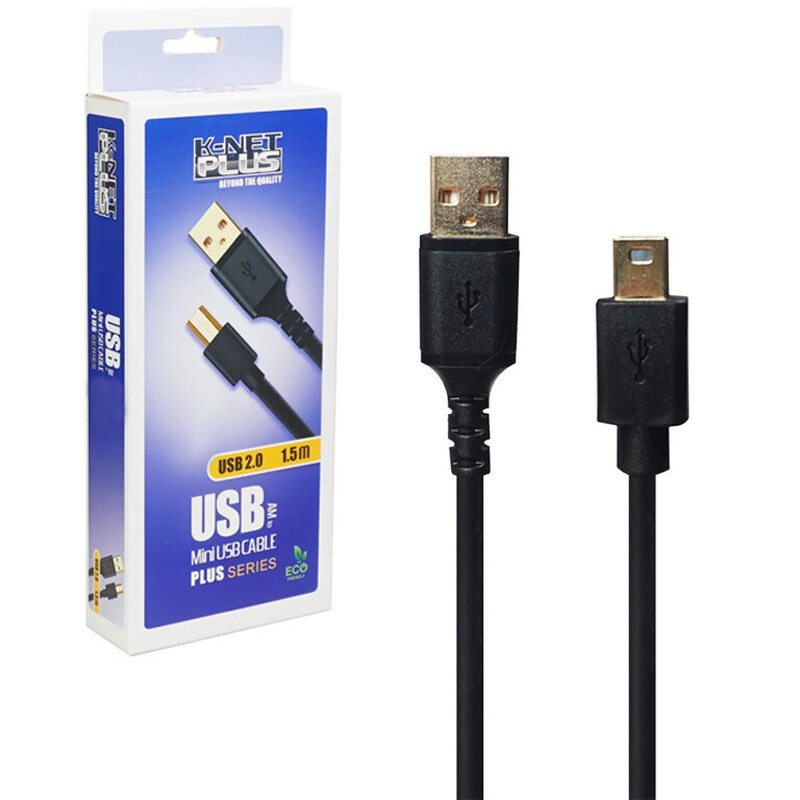 کابل مینی یو اس بی Knet Plus KP-A30 150cm