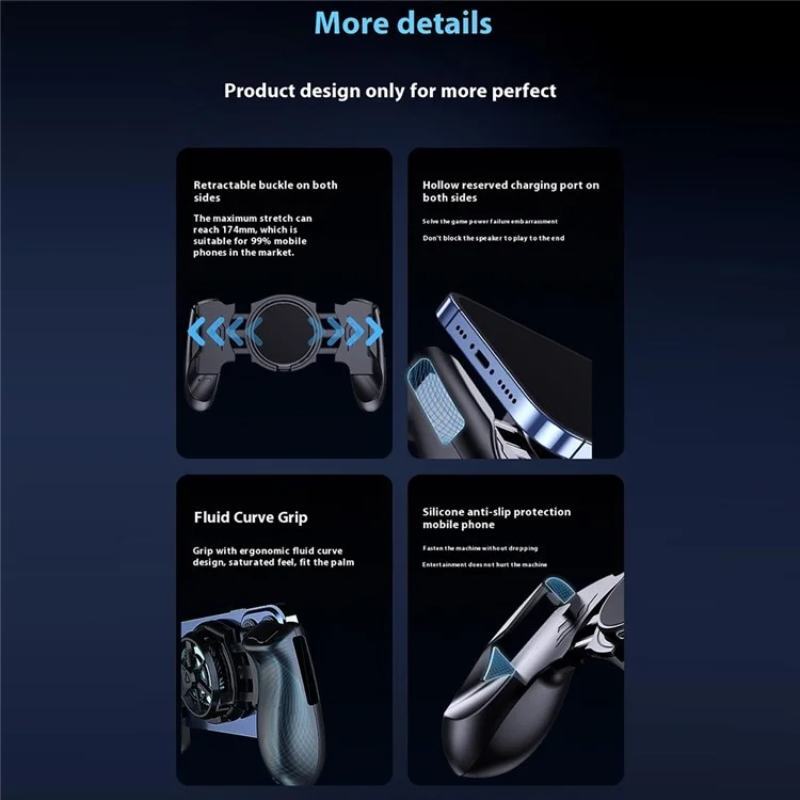 دسته بازی موبایل فن دار JK01S