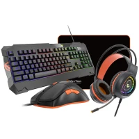 کیبورد و موس گیمینگ میشن C505 + هدست و پد موس