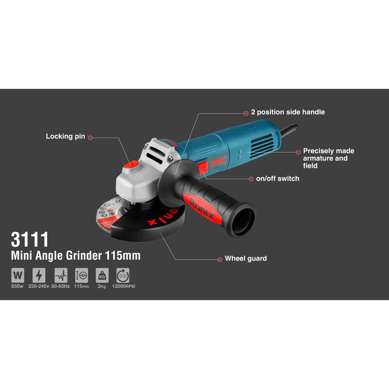 ست فرز مینیاتوری Ronix 3111
