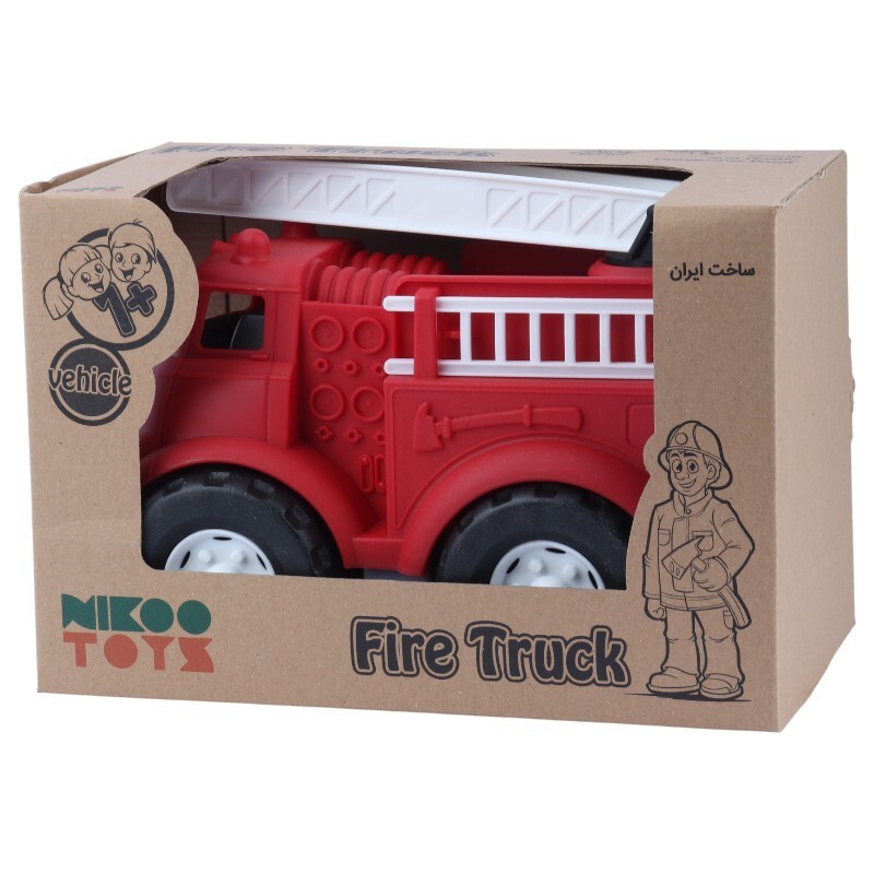 ماشین اسباب بازی کامیون آتش نشانی نیکو تویز V-106