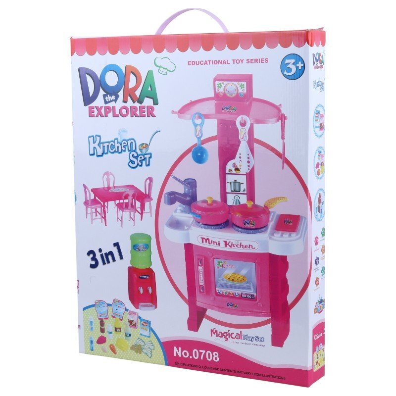 ست اسباب بازی لوازم آشپزخانه دورا 0708 مجموعه 3 عددی
