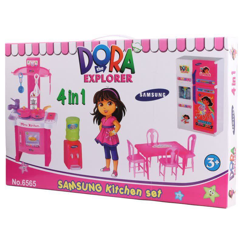 ست اسباب بازی آشپزخانه دورا طرح Explorer کد 6565 مجموعه 4 عددی