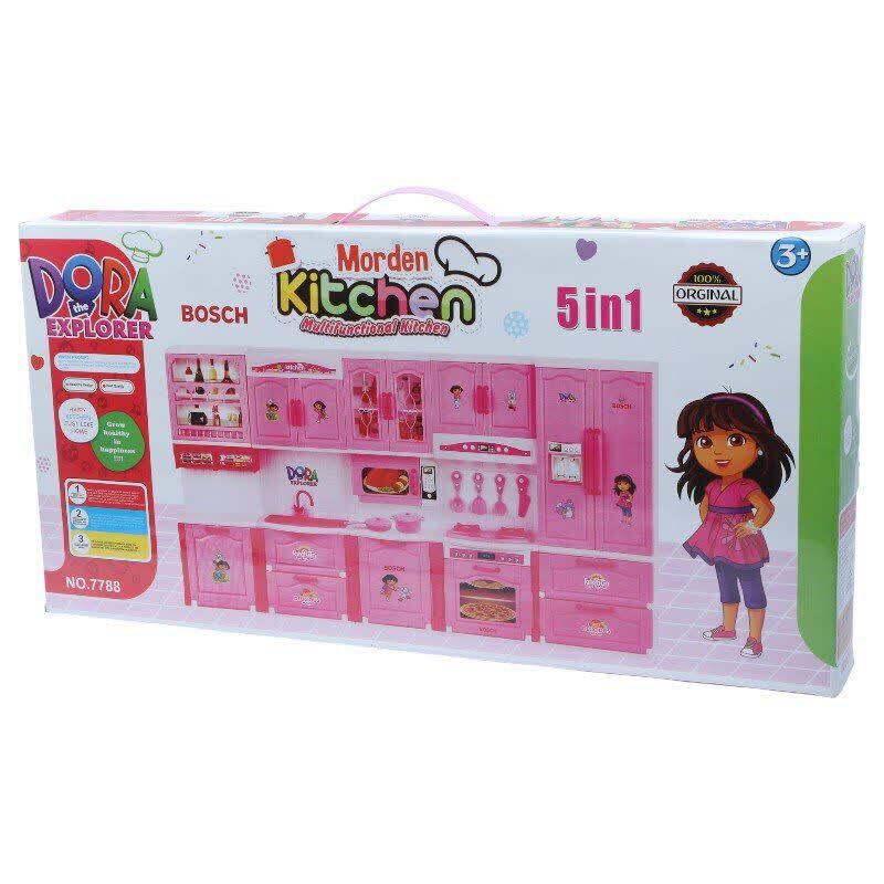 ست اسباب بازی آشپزخانه دورا طرح Explorer کد 7788 مجموعه 5 عددی