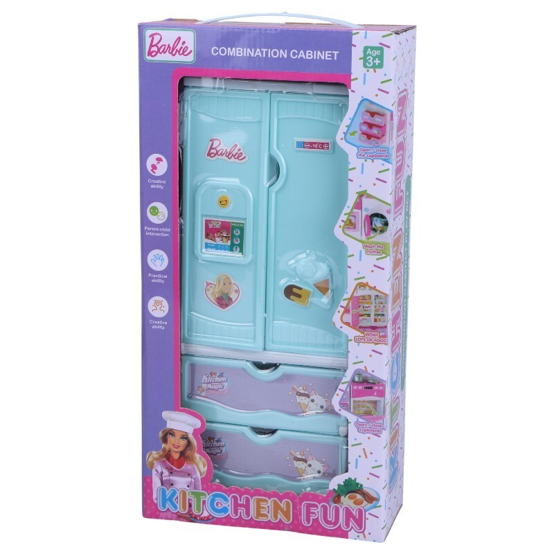 اسباب بازی یخچال ساید بای ساید باربی وکیومی B2200