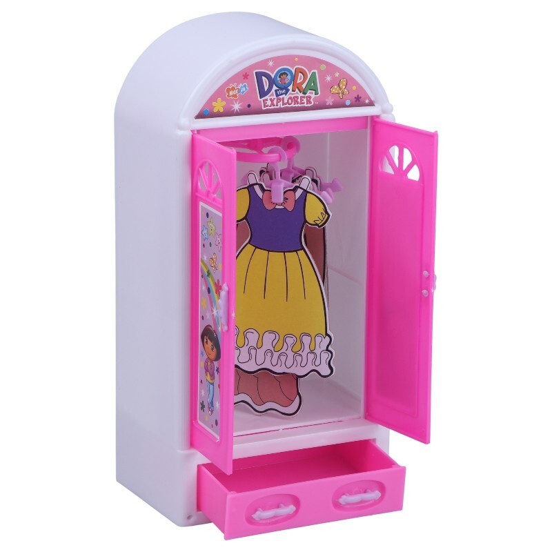 اسباب بازی کمد لباس با لوازم وکیومی دورا 5555