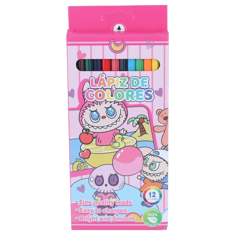 مداد رنگی 12 رنگ لبوبو MD91069-12