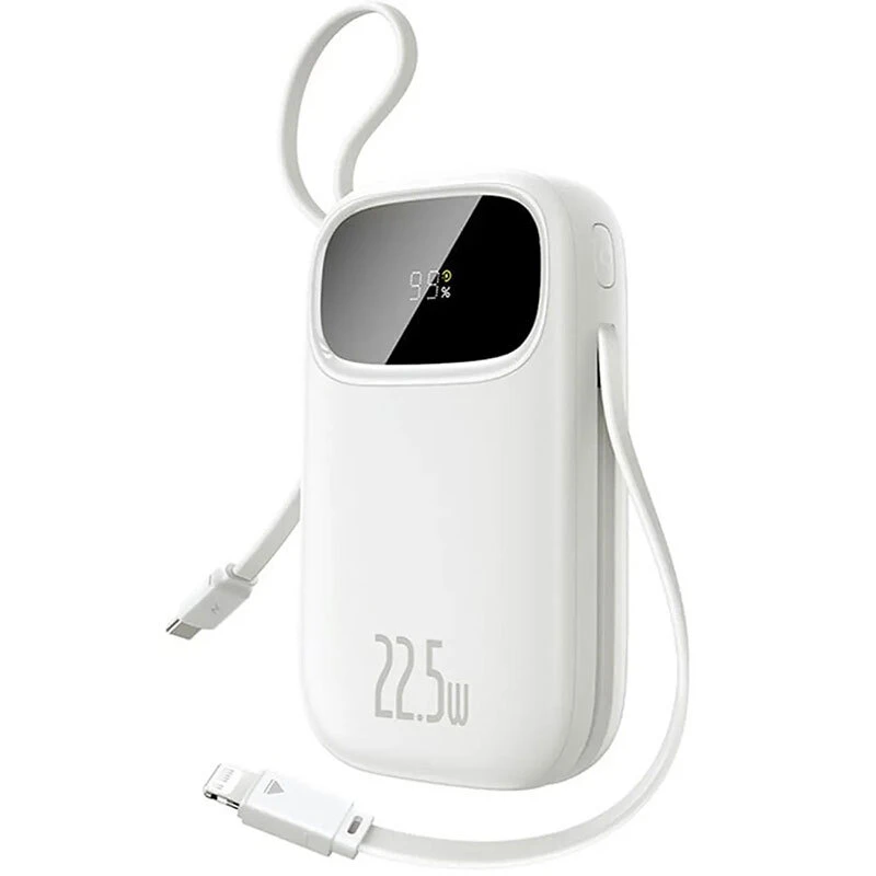 پاور بانک فست شارژ باسئوس QPOW3 P10082107123 PD 22.5W ظرفیت 20000 میلی آمپر ساعت