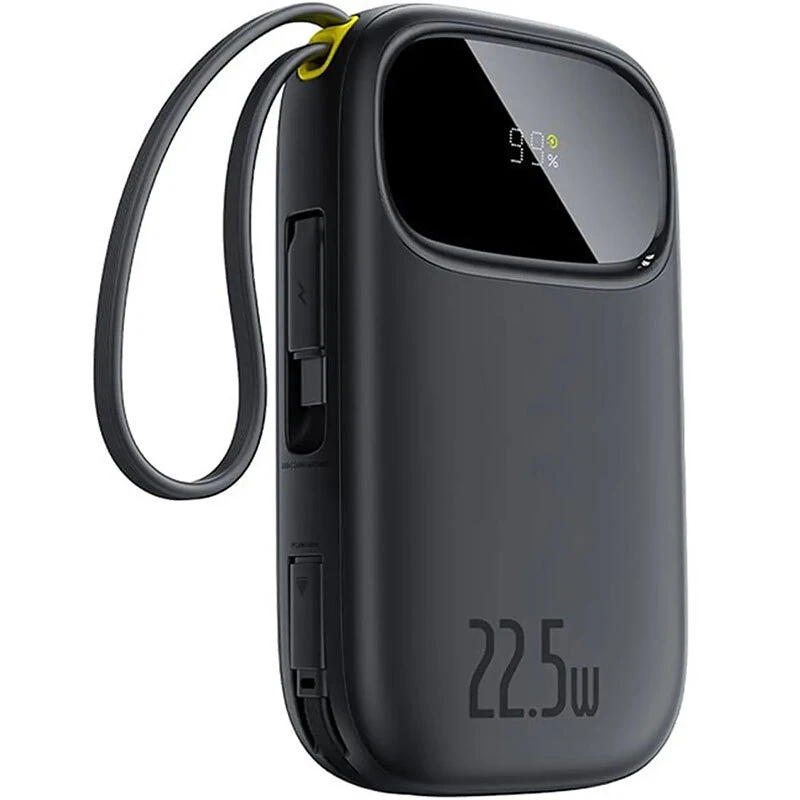 پاور بانک فست شارژ باسئوس QPOW3 P10082107123 PD 22.5W ظرفیت 20000 میلی آمپر ساعت