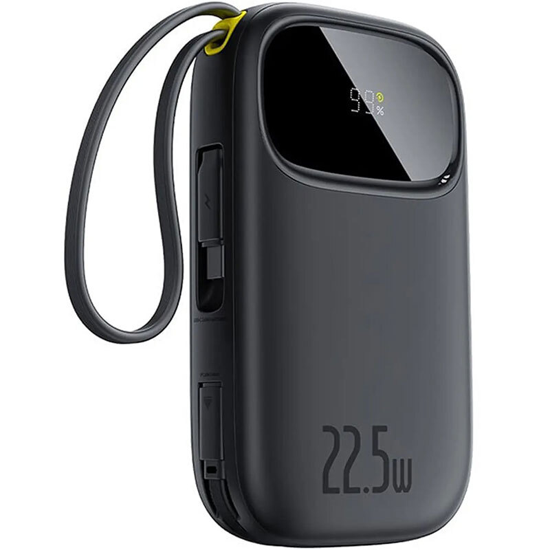 پاور بانک فست شارژ باسئوس QPOW3 P10082107123 PD 22.5W ظرفیت 20000 میلی آمپر ساعت