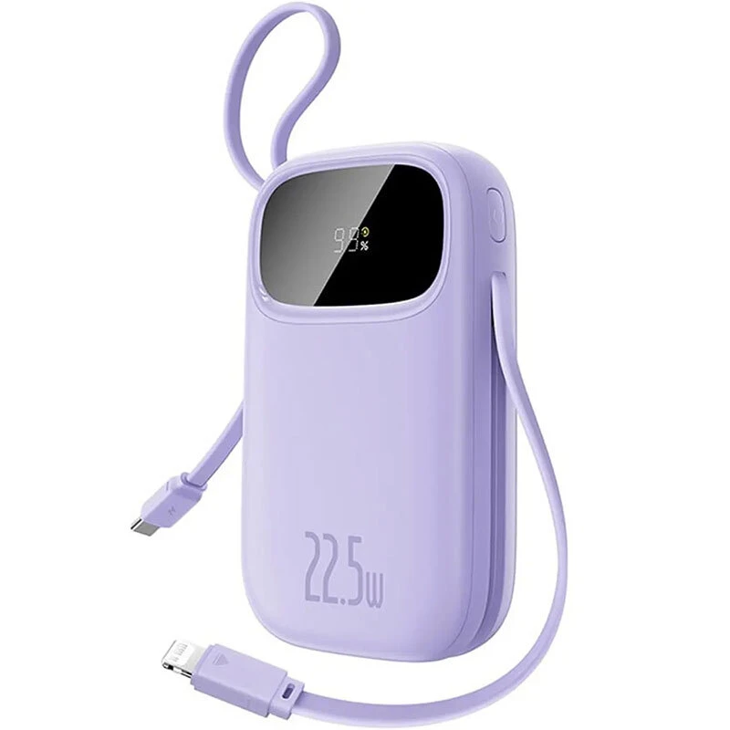 پاور بانک فست شارژ باسئوس QPOW3 P10082107123 PD 22.5W ظرفیت 20000 میلی آمپر ساعت