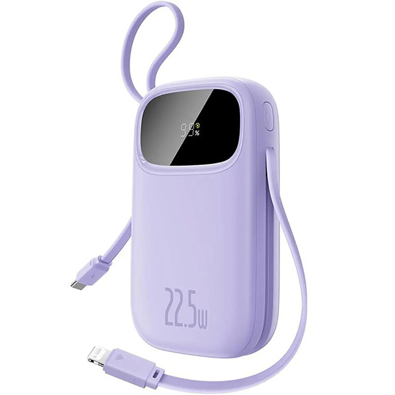 پاور بانک فست شارژ باسئوس QPOW3 P10082107123 PD 22.5W ظرفیت 20000 میلی آمپر ساعت