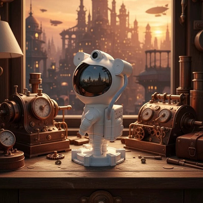 رقص نور موزیکال گردان کهکشانی طرح آدم فضایی Astronaut Start Light + ریموت کنترل