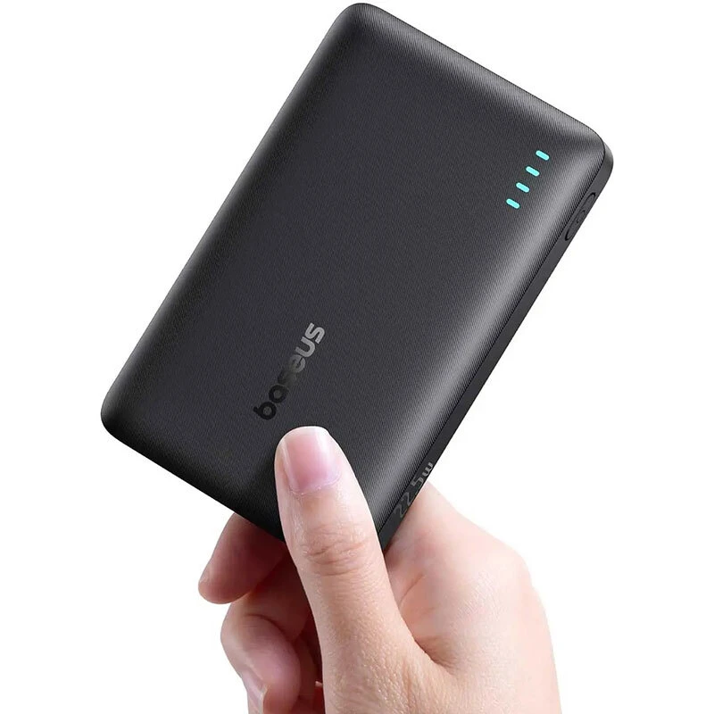 پاور بانک فست شارژ باسئوس EnerFill FP21 P1008210D PD 22.5W ظرفیت 10000 میلی آمپر ساعت