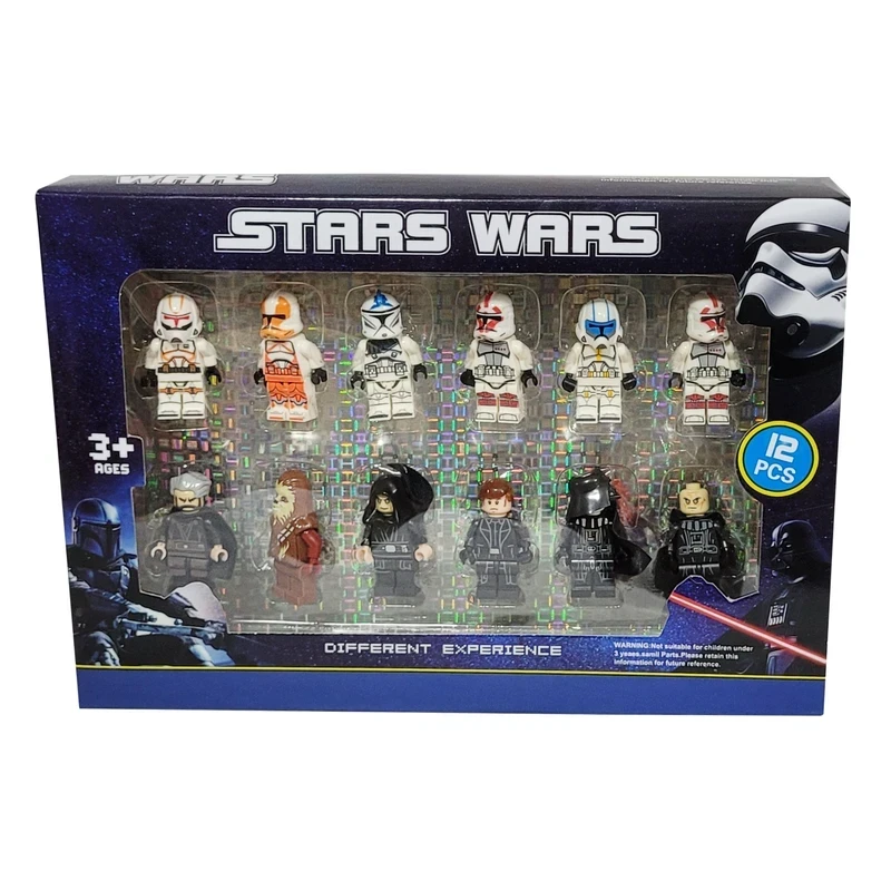مینی فیگور شخصیت های جنگ ستارگان سلاح دار کد 22637 بسته 12 عددی