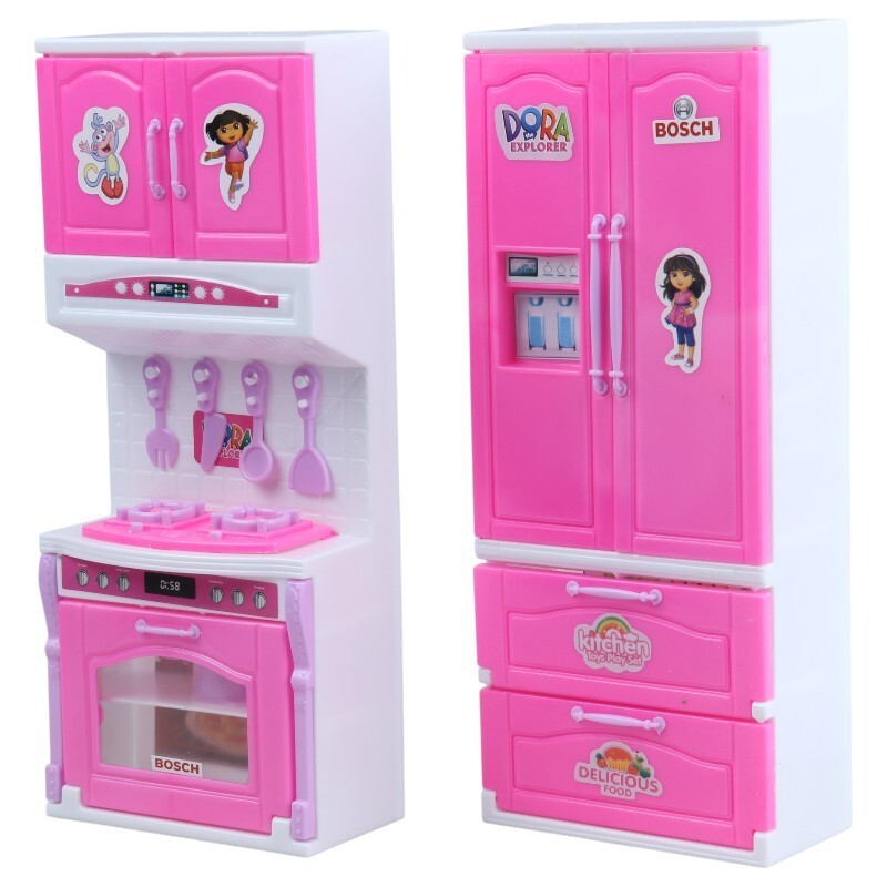 ست اسباب بازی آشپزخانه دورا طرح Explorer کد 1122 مجموعه 2 عددی
