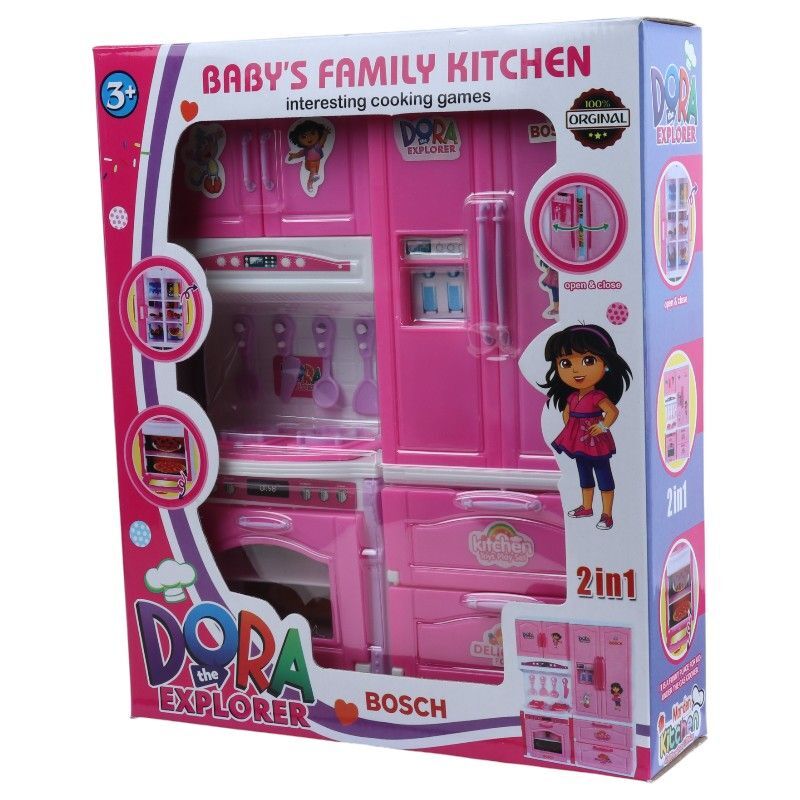 ست اسباب بازی آشپزخانه دورا طرح Explorer کد 1122 مجموعه 2 عددی