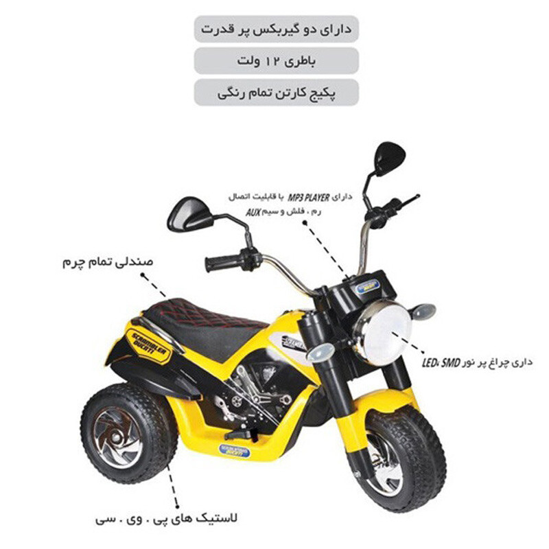 موتور شارژی کنترلی دوکاتی 1800 سپیده تویز