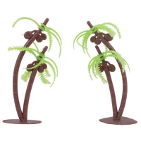 ماکت پلاستیکی درخت نارگیل الف بسته 2 عددی