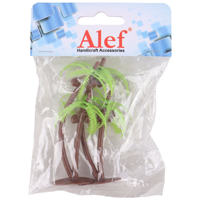 ماکت پلاستیکی درخت نارگیل الف بسته 2 عددی