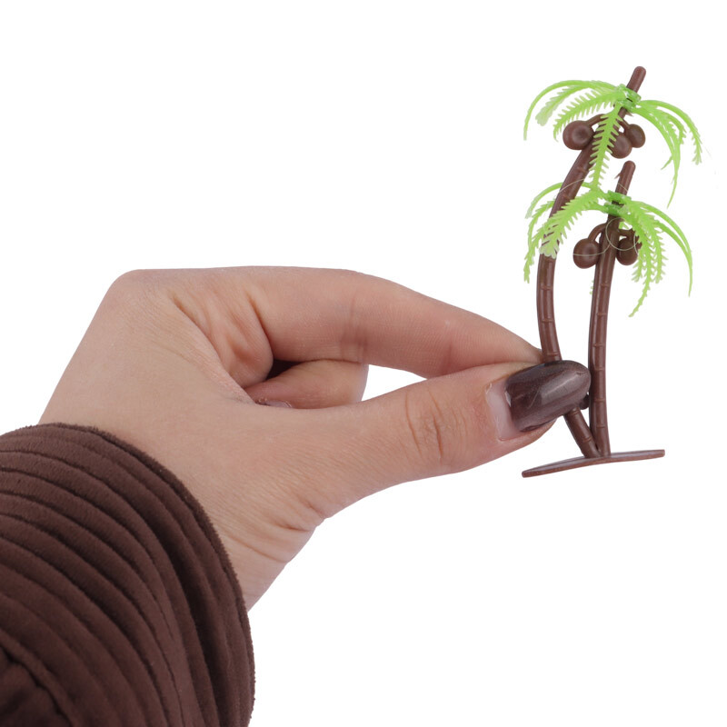 ماکت پلاستیکی درخت نارگیل الف بسته 2 عددی