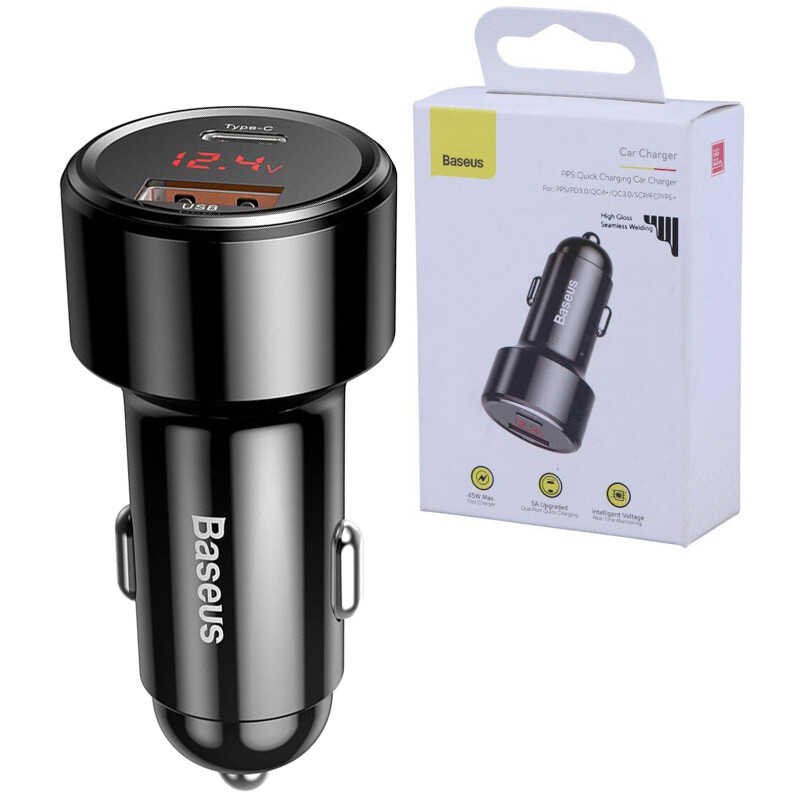 شارژر فندکی 45 وات باسئوس Magic CCMLC20C