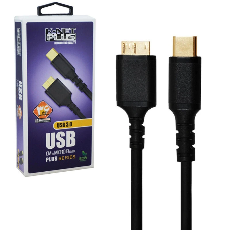 کابل هارد Type-C کی نت پلاس KP-A60 طول 0.6 متر