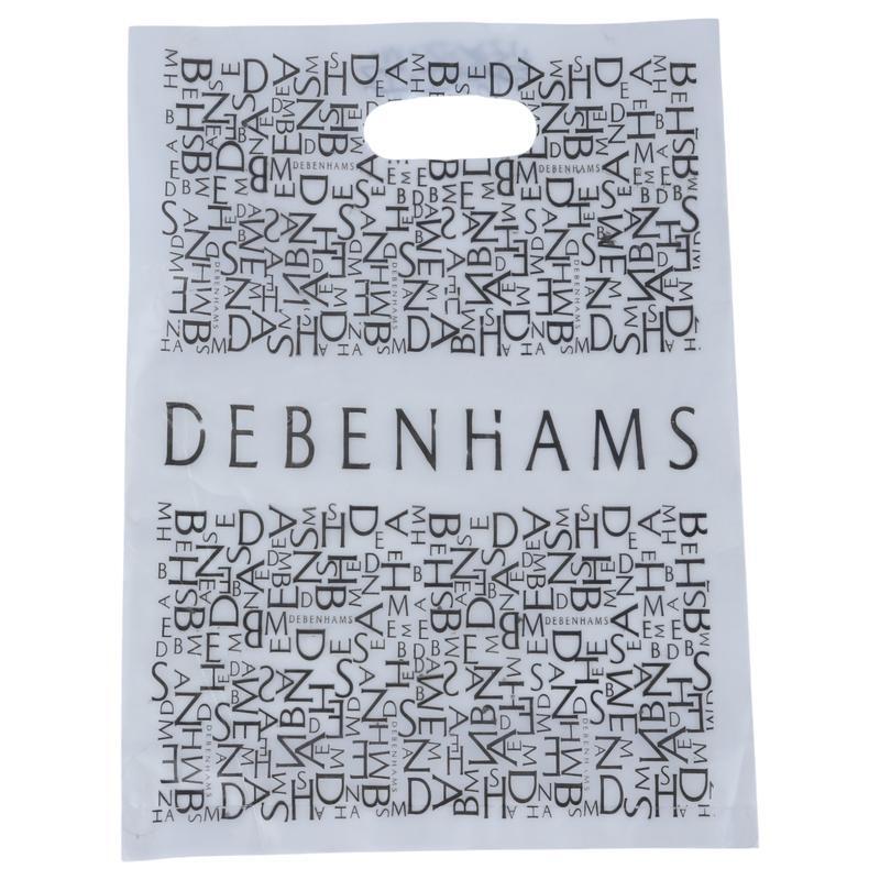 نایلون پایپی دسته دار طرح Debenhams سایز 25*35 سانتی متر بسته 1 کیلویی