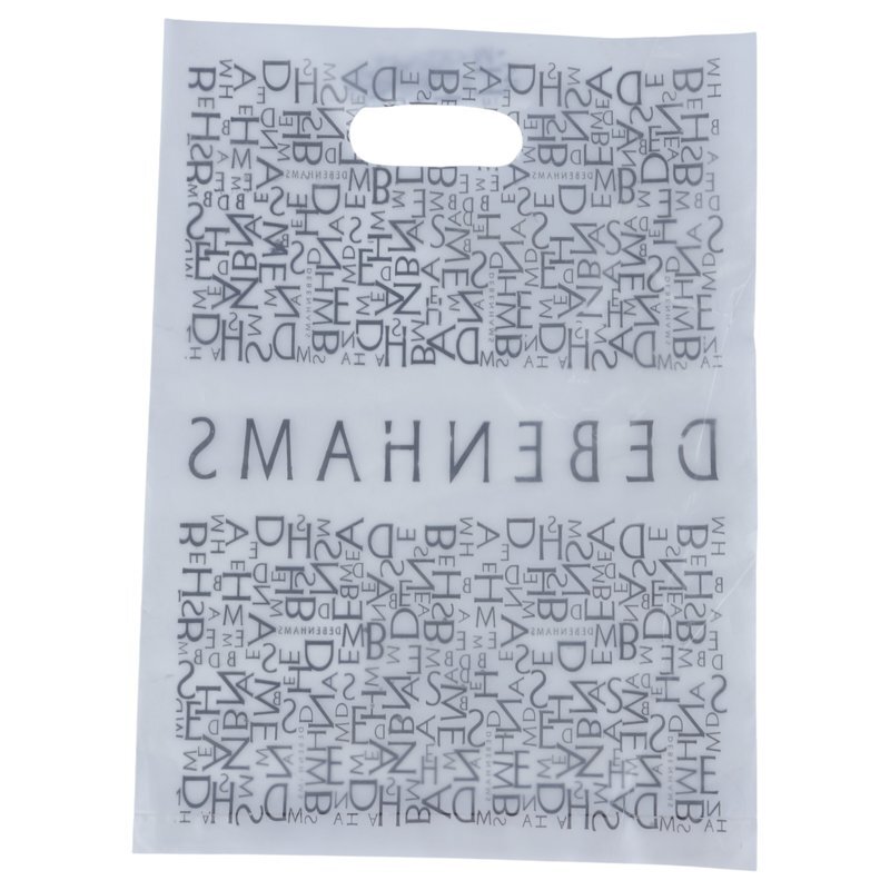 نایلون پایپی دسته دار طرح Debenhams سایز 25*35 سانتی متر بسته 1 کیلویی