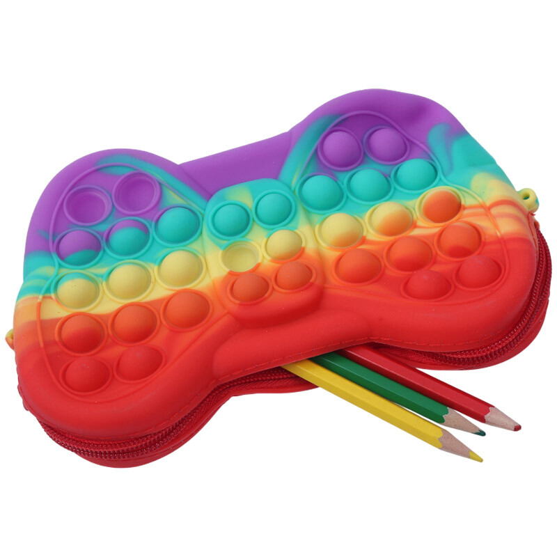 کیف فانتزی سیلیکونی پاپیتی طرح پروانه + بند آویز