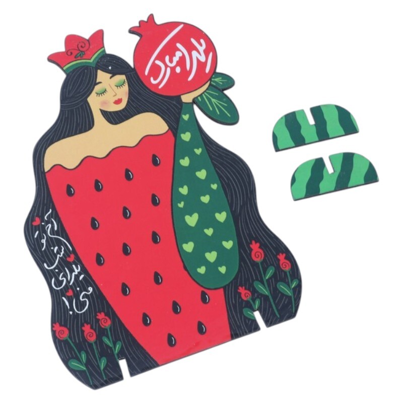 استند رومیزی یلدا رویال طرح دختر کوچک