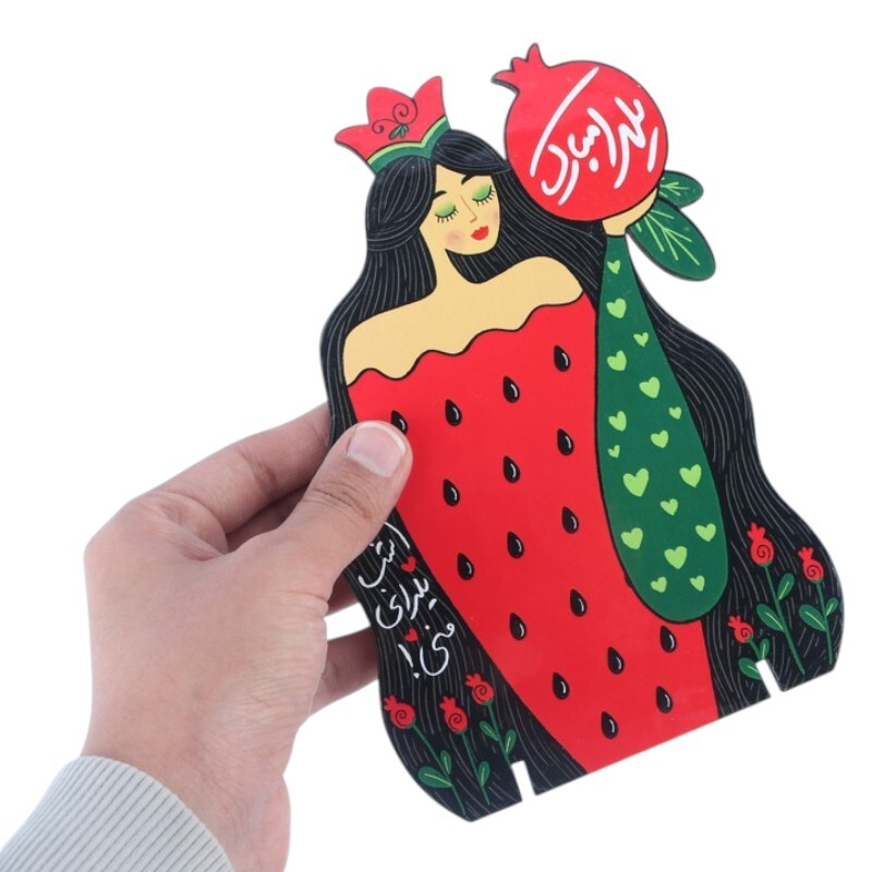 استند رومیزی یلدا رویال طرح دختر کوچک