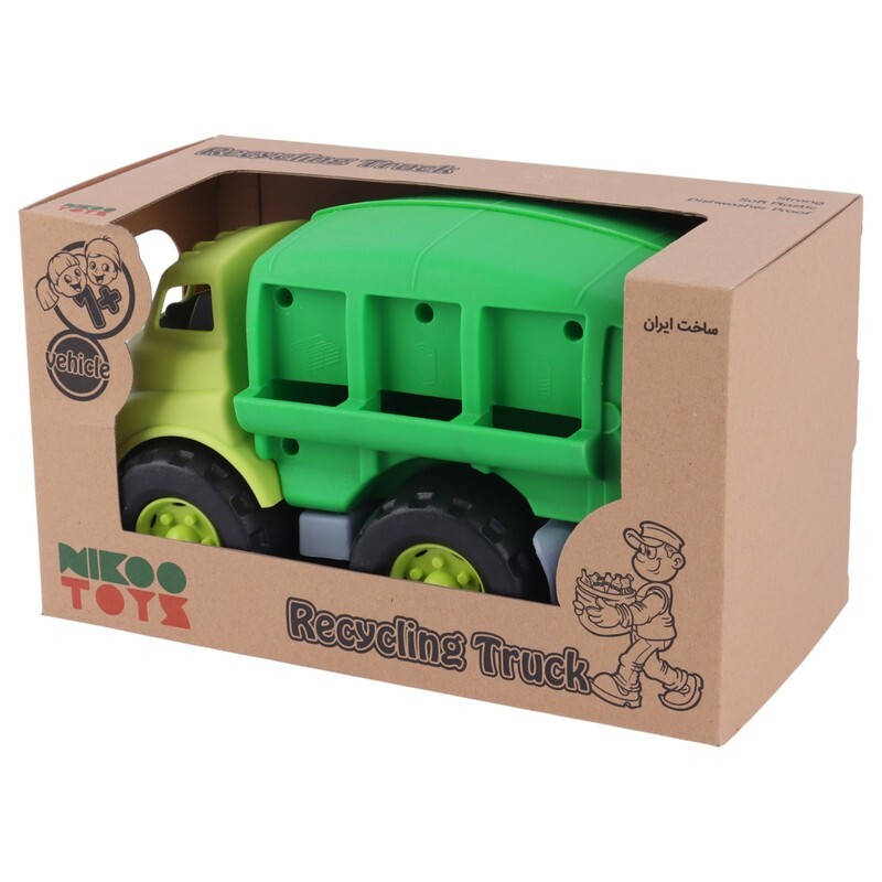 ماشین اسباب بازی کامیون بازیافت نیکو تویز V-104