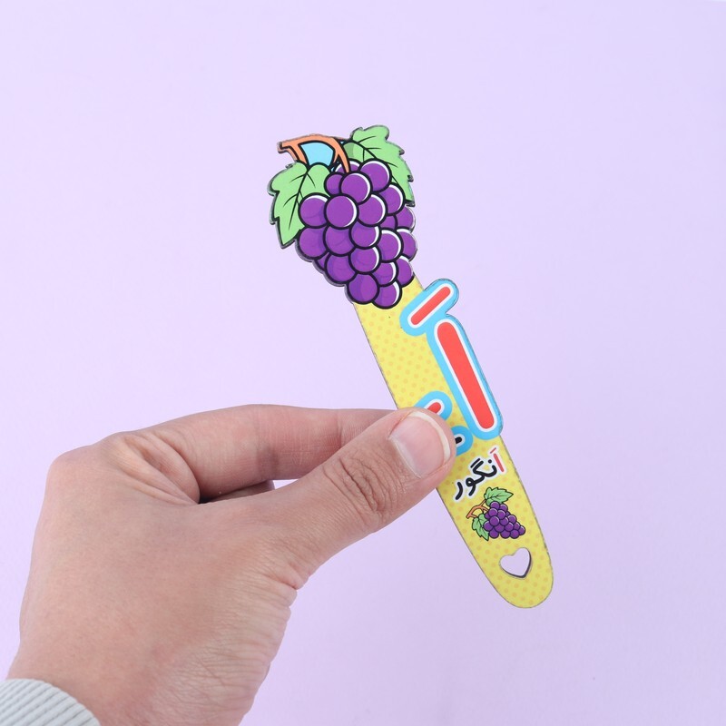 نشانگر کتاب چوبی رویال طرح انگور