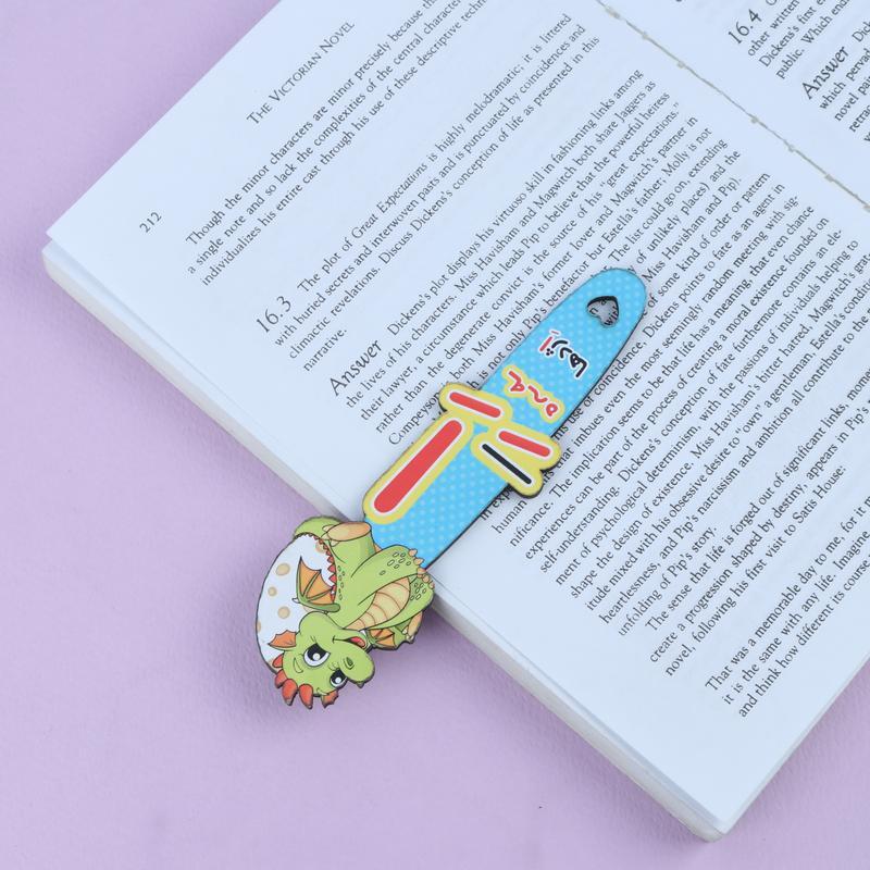 نشانگر کتاب چوبی رویال طرح اژدها