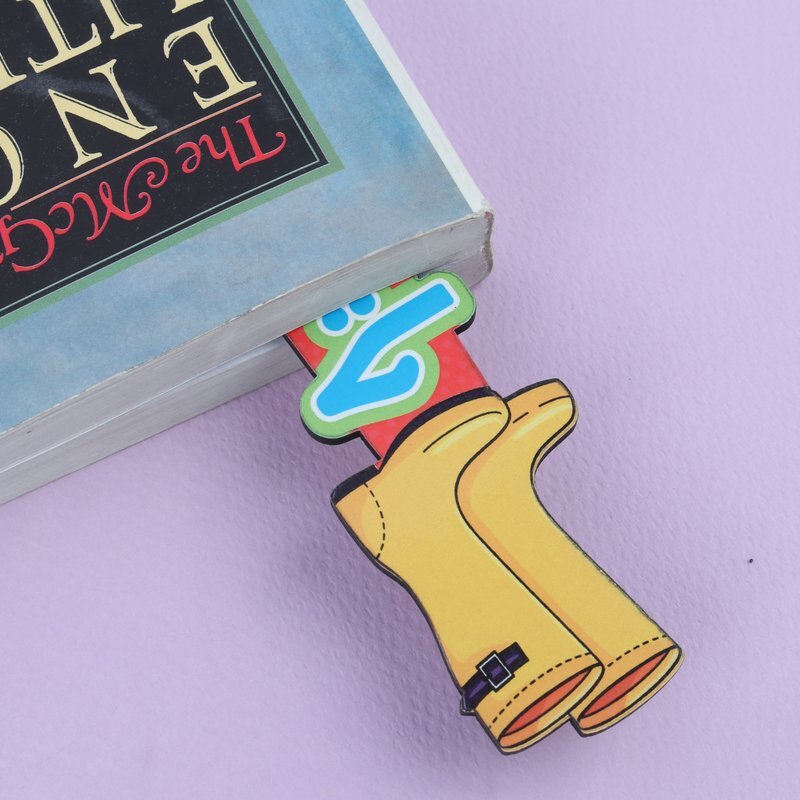 نشانگر کتاب چوبی رویال طرح چکمه